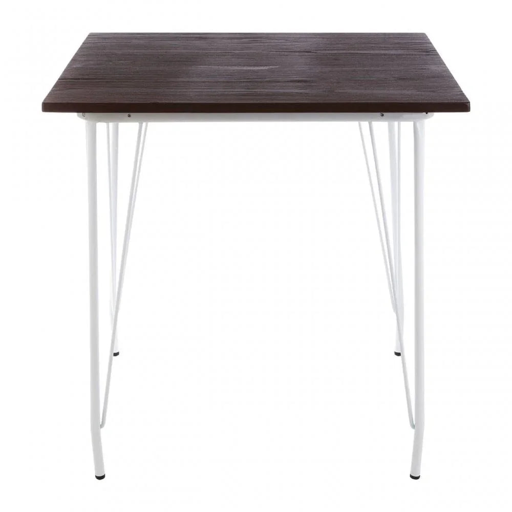 Diston White Elm Wood Table