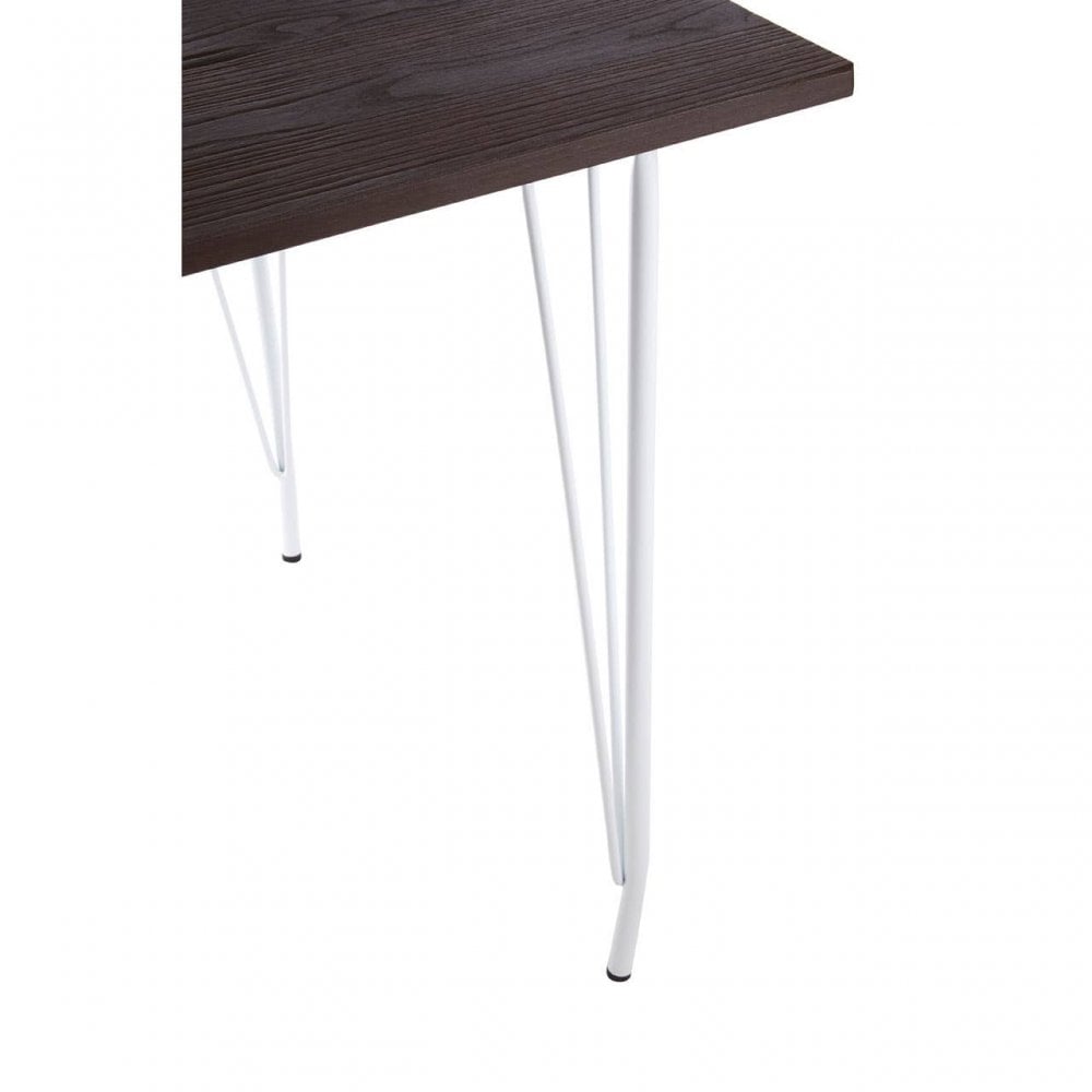 Diston White Elm Wood Table