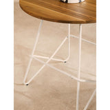 Diston White Round Table