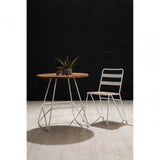Diston White Round Table