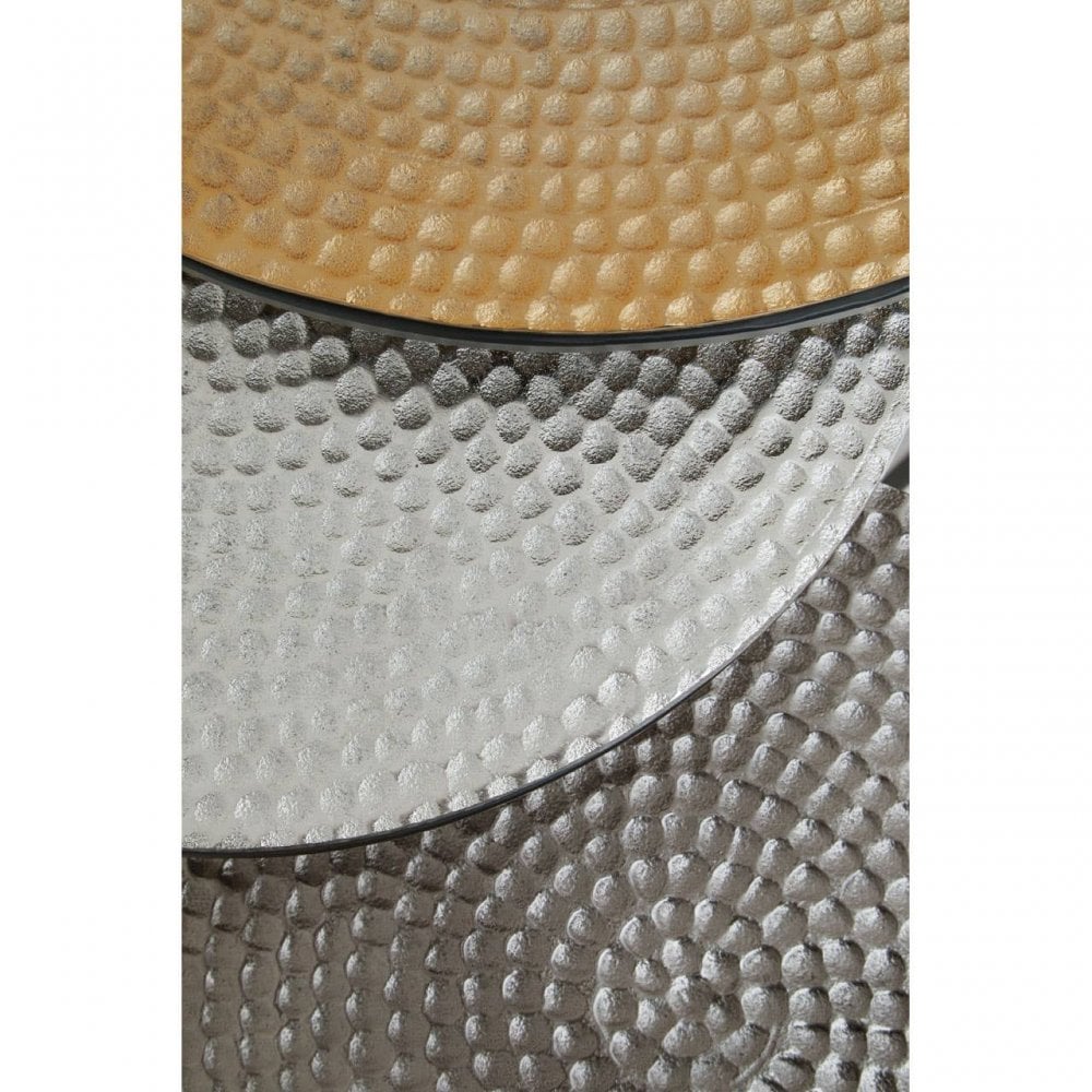 Eltan Trio Hammered Metal Tables