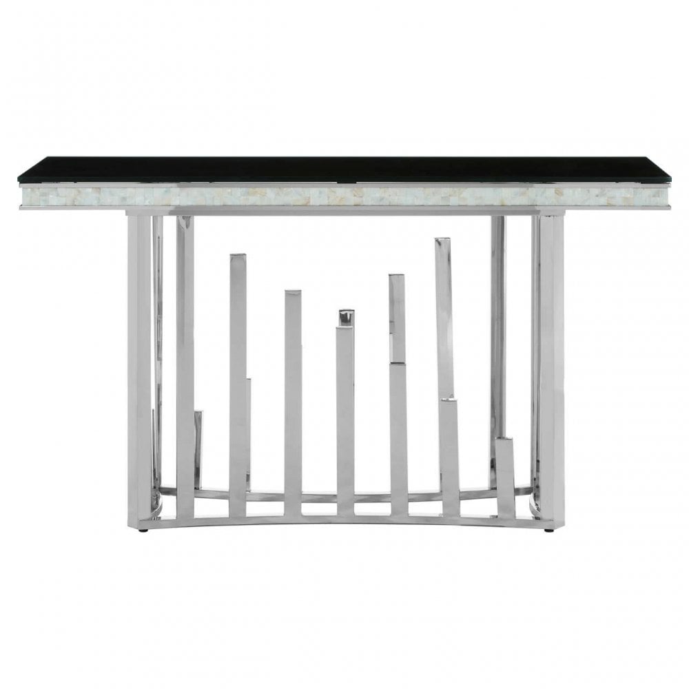 Elise Silvered Console Table
