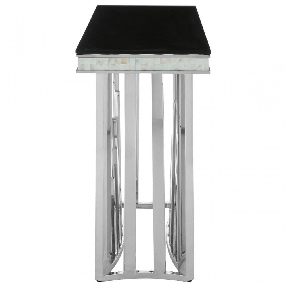 Elise Silvered Console Table