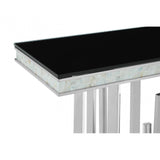 Elise Silvered Console Table