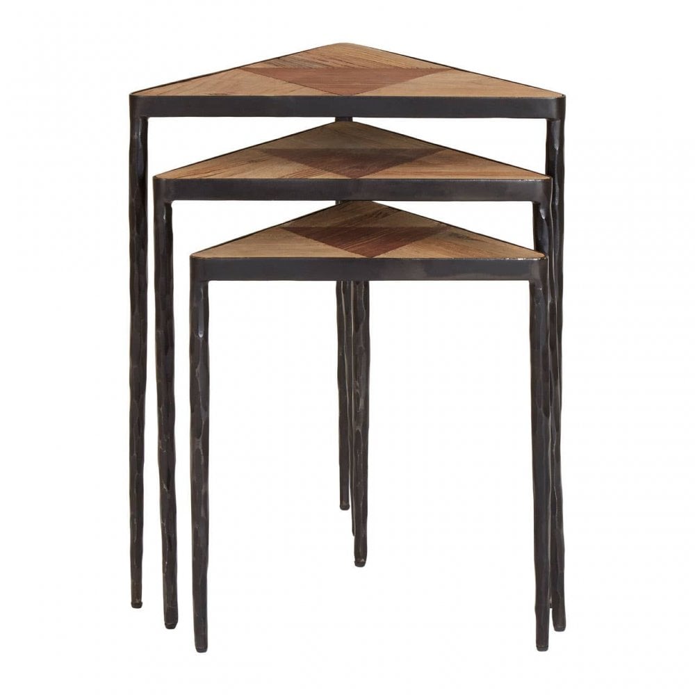 Elmont Set of Three Triangular Nesting Tables