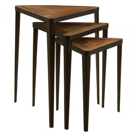 Elmont Set of Three Triangular Tables
