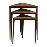 Elmont Set of Three Triangular Tables