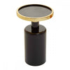Elvira Black and Gold Side Table