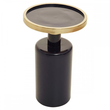 Elvira Navy and Gold Side Table