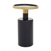 Elvira Navy and Gold Side Table