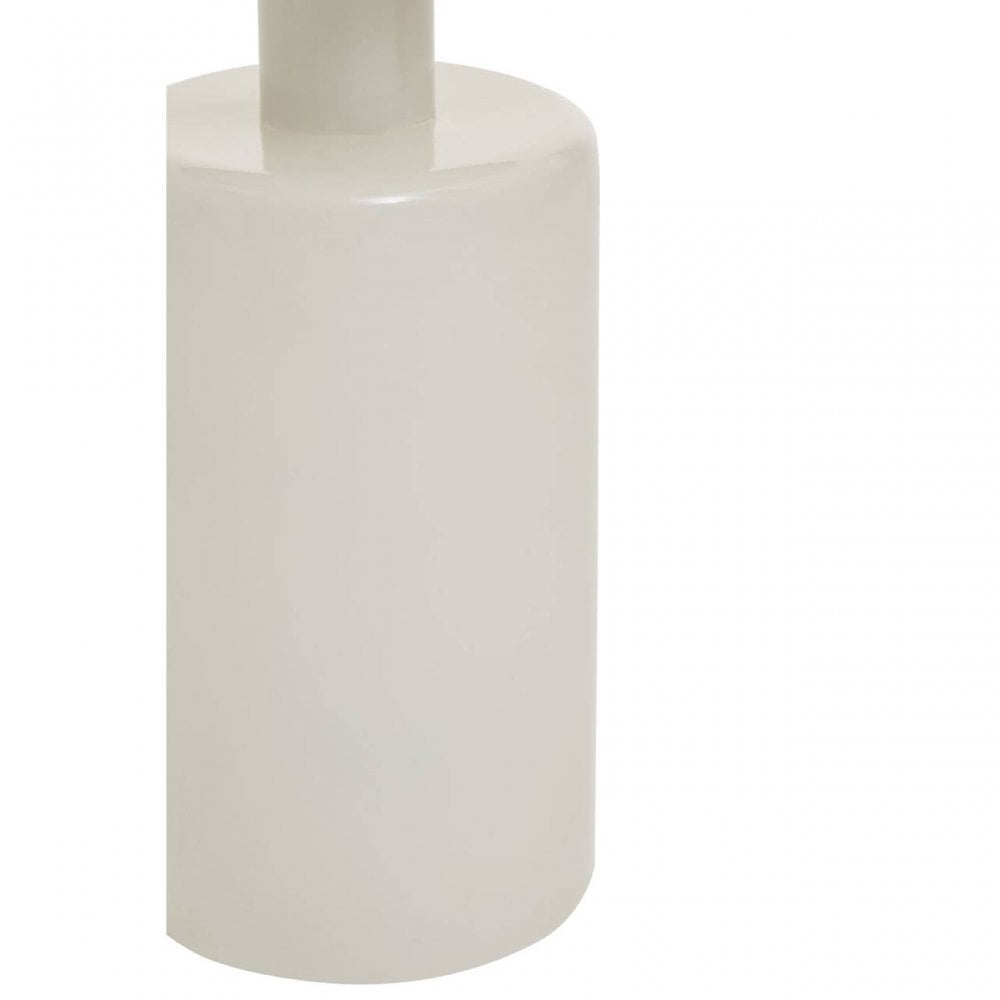 Elvira White Base Side Table