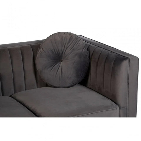 Farrah Two Seat Velvet Sofa