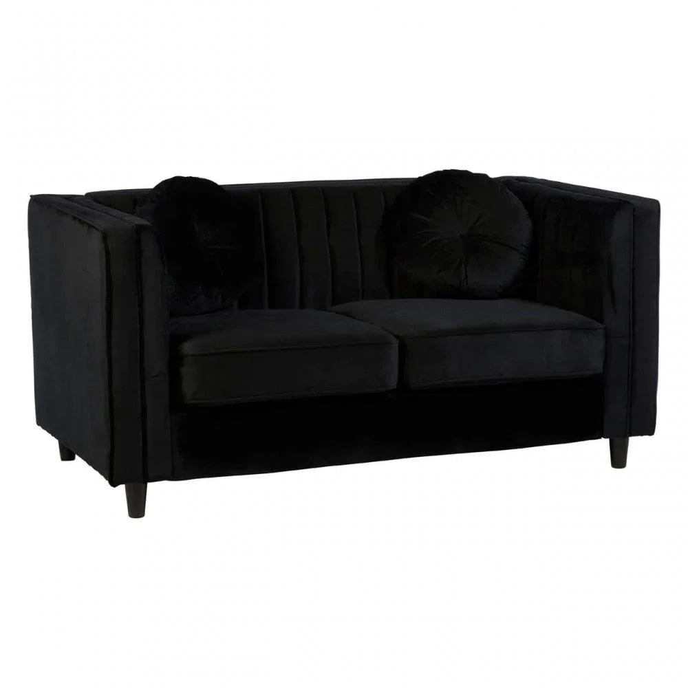 Farrah Two Seat Velvet Sofa