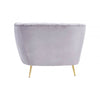 Selina Left Arm Velvet Chaise