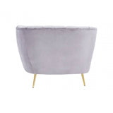 Selina Left Arm Velvet Chaise