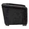 Mason Black Fabric Armchair
