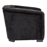 Mason Black Fabric Armchair