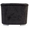Mason Black Fabric Armchair
