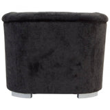 Mason Black Fabric Armchair
