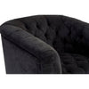 Mason Black Fabric Armchair