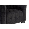 Mason Black Fabric Armchair