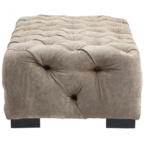 Mason Natural Fabric Footstool