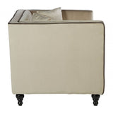 Daxton Mink Velvet 2 Seat Sofa