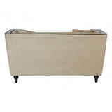 Daxton Mink Velvet 2 Seat Sofa