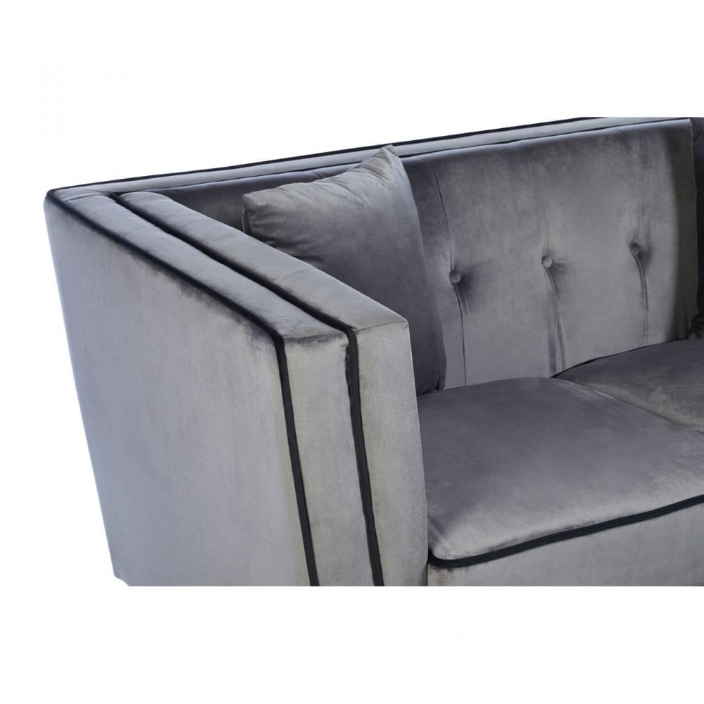 Daxton Velvet 3 Seat Sofa