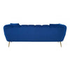 Aria 3 Seat Midnight Velvet Sofa