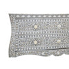Meridian 2 Drawer Chest in Mother of Pearl Floral Design