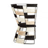 Meridian Beige, Black, and White Chair
