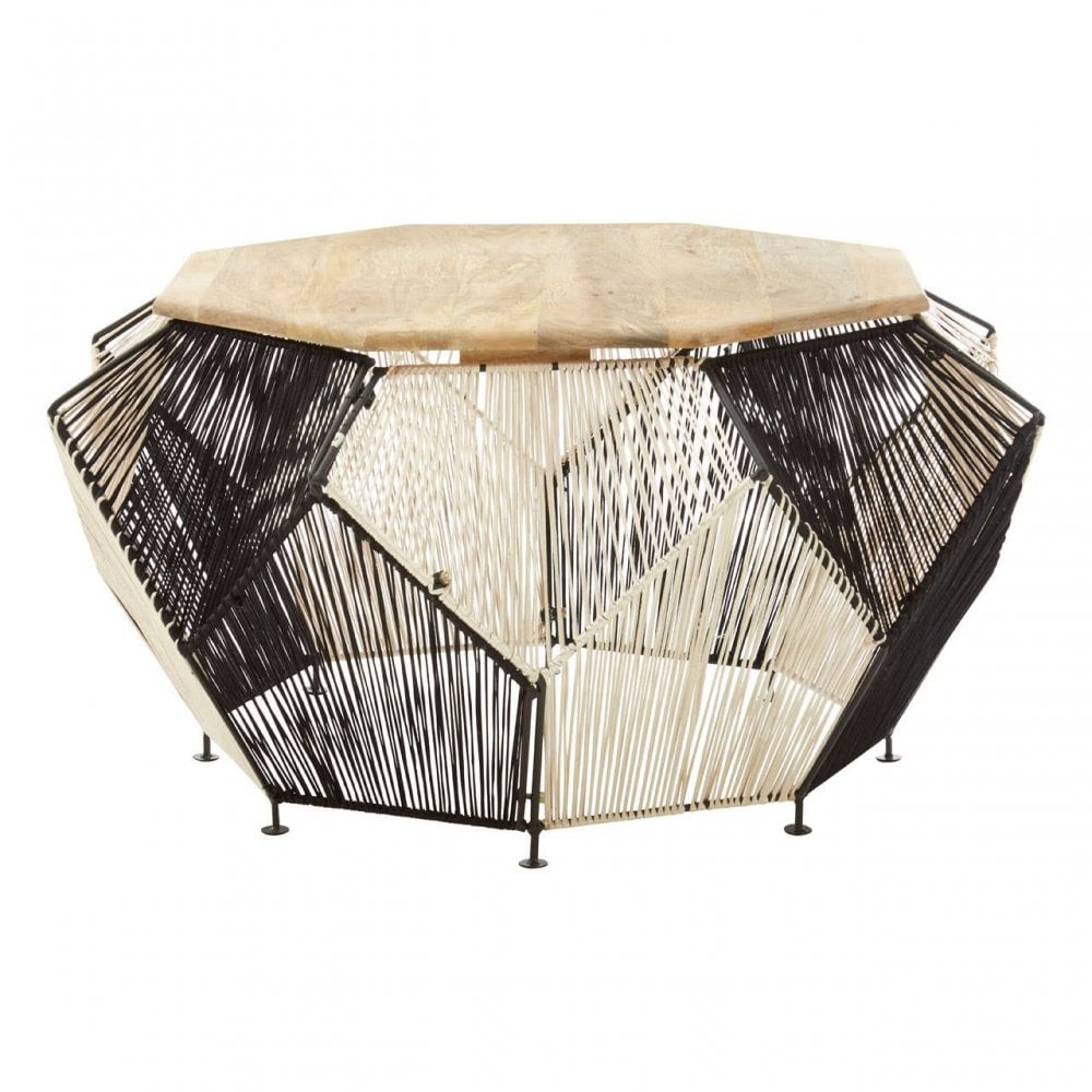 Meridian Black And Silver Coffee Table
