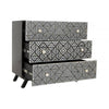 Meridian Bone Monochrome Chest of Drawers