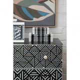 Meridian Bone Monochrome Chest of Drawers
