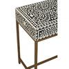 Meridian Console Table With Gold Finish Legs