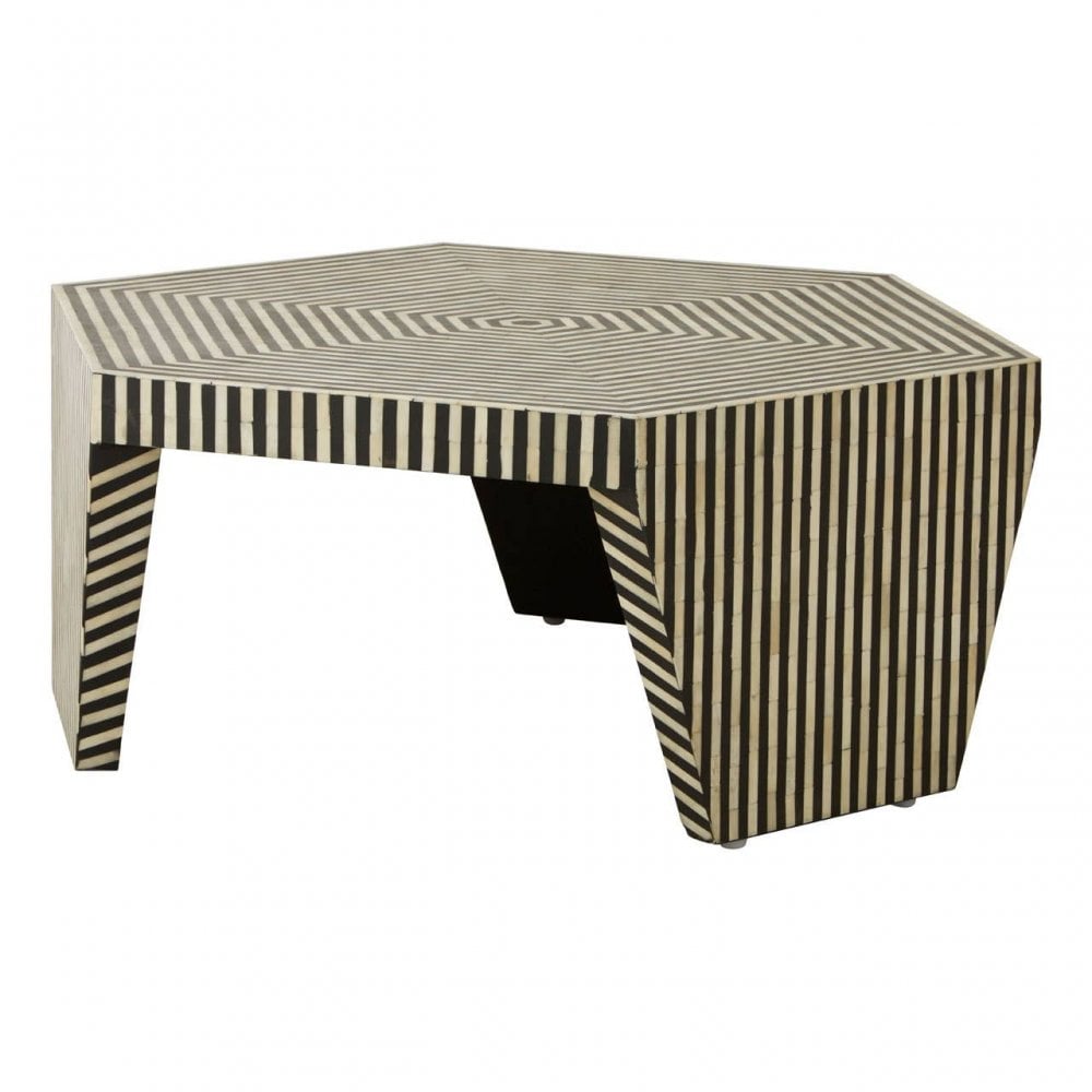 Meridian Striped Coffee Table