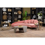 Meridian Striped Coffee Table