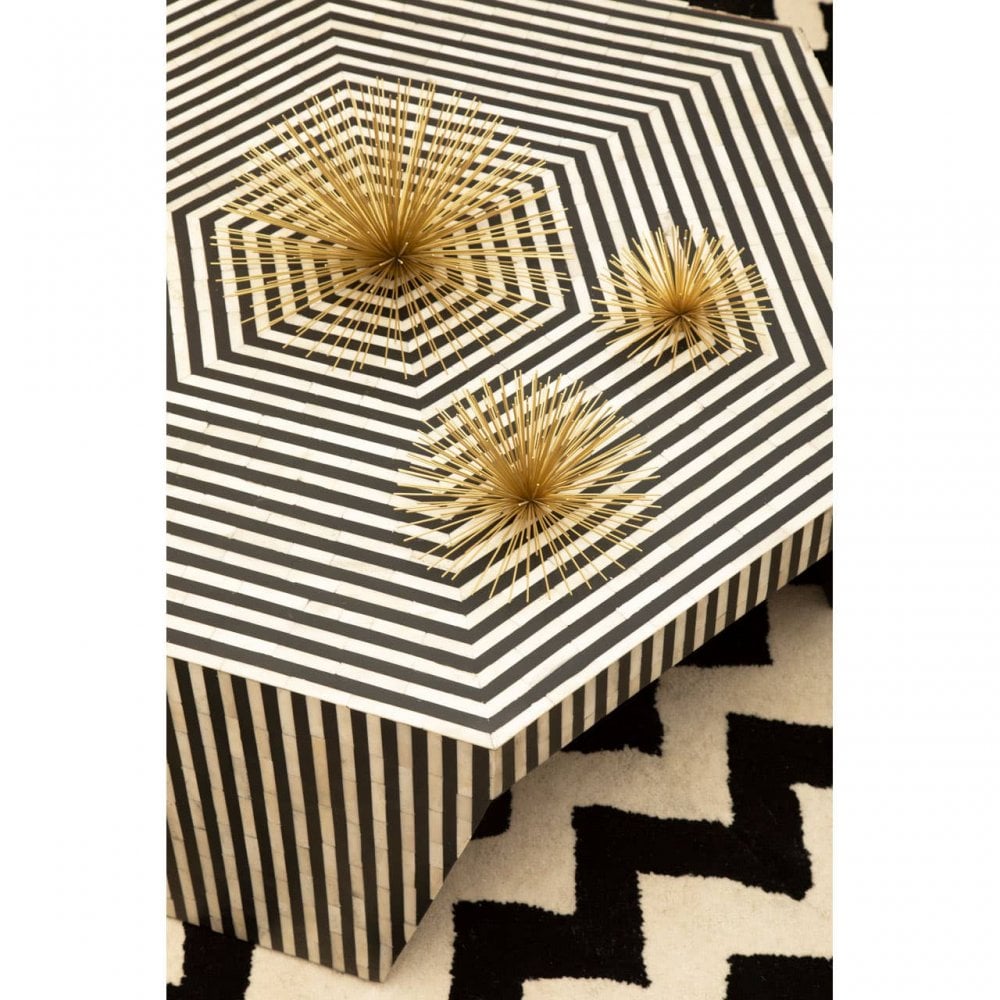 Meridian Striped Coffee Table