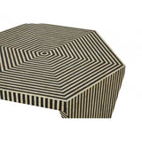 Meridian Striped Coffee Table