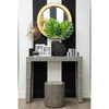 Meridian Bone Inlay Stripe Design Console Table