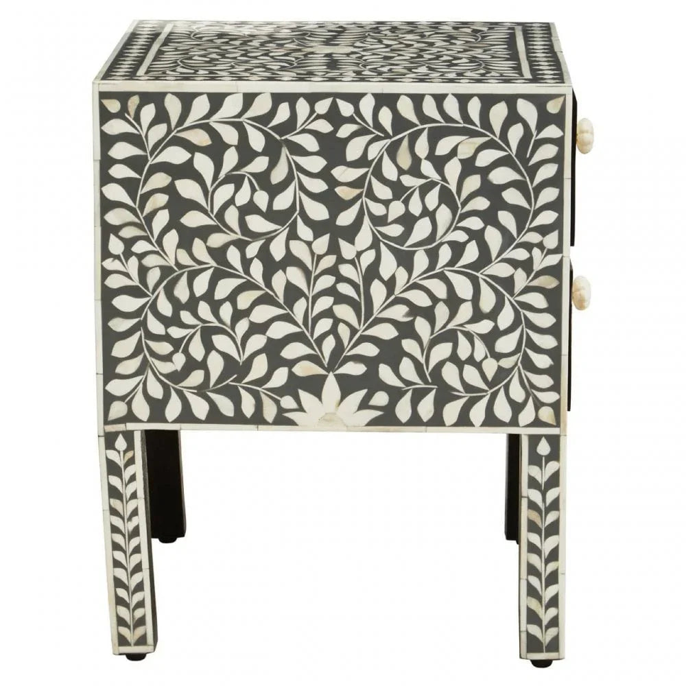 Meridian Two Drawer Side Table