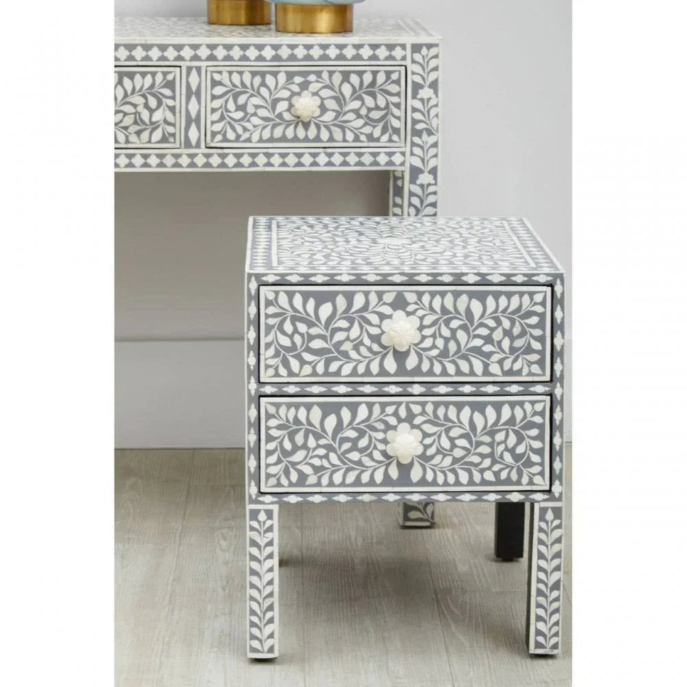 Meridian Two Drawer Side Table