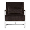 Emerson Black Fabric Armchair