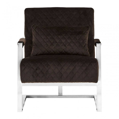 Emerson Black Fabric Armchair