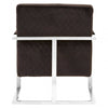 Emerson Black Fabric Armchair