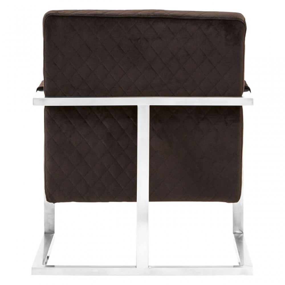 Emerson Black Fabric Armchair