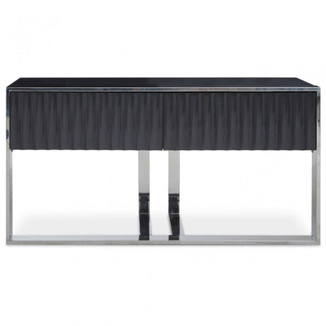 Verona Grey Finish Console Table