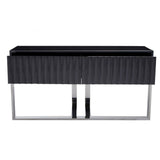Verona Grey Finish Console Table