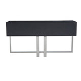Verona Grey Finish Console Table